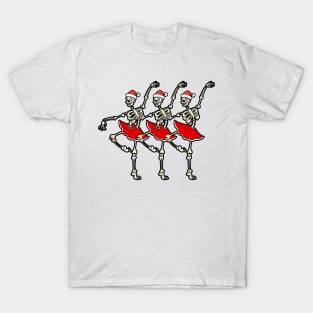 Dancing Christmas Skeleton T-Shirt